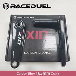 RACEDUEL 110BCD Carbon Crankset 11/12 Speed Double Chainring for Shimano R7000 R8000 R9100 R9200 50-34T/52-36T/53-39T/54-40T