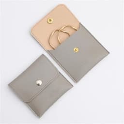 High-end PU Leather Jewelry Packaging Bags Flap Snap Necklace Ring Bracelet Earrings Gift Storage Jewelry Organizer Pouch Joyero