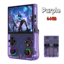 R36 Ultra X Retro Handheld Game Player WiFi Open Source Linux System 4.5" IPS Screen Hall Effect Emulator Wireless Gamepad Gift