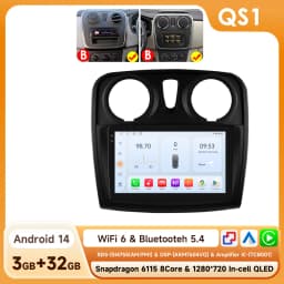 Hizpo Android Auto Radio For Renault Logan 2 2012-2019 Sandero 2 2014-2019 4G Car Multimedia GPS 2 Din Stereo CarPlay WIFI DSP