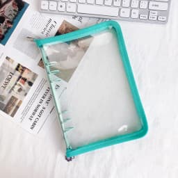 A5 A6 Zipper Binder Photo Card Collection Book Postcard Organizer Diary Notebook School Stationery