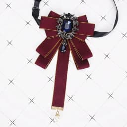 Gorgeous Bow Tie Vintage Luxury Lady Head Diamond Pearl Ribbon Tassel Brooch Chic Girls Elegant Costume Jewelry Collar Pin
