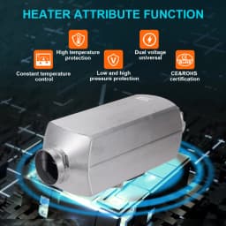 2-8KW 12V&24V Split machine Aluminium case Diesel Heater bluetooth App & Remote Control Dc/AC for RV Trailer Camper Van Boat Bus