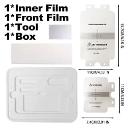 1/2Set Hydrogel Films with Install Box Kit for iPhone DUO Premium Inner Film Fold Screen Protector Protective Film for iPhoneDUO