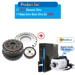 Harmonic Gear Drive High Precision Cup Type Nema17 Stepper Motor Drive Kit 40Servo Motor Drive Kit for Robot Rotating Platform