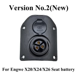 Engwe X20/X24/X26 Ebike Battery Accessories For Engwe X20 X24 X26 Seat Battery Frame Battery Cable Discharger Port Battery Tongs