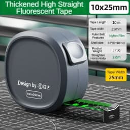 New Tape Measure Self-locking Steel Tape 5/10m Portable Woodworking Measure Gauging Tools Retractable High Precision Meter Ruler