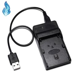 NP-FM50 Battery USB Charger for Sony Cyber-shot Mavica MVC-CD Hi8 CCD-TRV DVD Handycam & MiniDV DCR-HC DCR-PC DCR-TRV