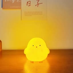 Animal Cartoon Duck Chicken Led for Soft Light Night Baby Children Kid Bedroom Decorative Lighting Home Decoration Moon Lamp