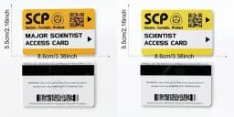 High Quantity Text Clear Letters Printed PVC SCP Hard Card Patches,top Hardboard,hardcard 8.5*5.5CM WF23461