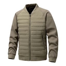 Men Black Khaki Green Solid Color Simple Basic Casual Trendy Daily Zipper Parkas Winter New Fashion American Style Male Coats