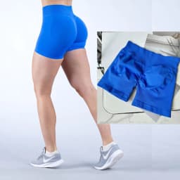 Quality Seamless Scrunch Push Up Gym Shorts Running Workout Shorts Female Yoga Leggings Women Hight Waist Sports Shorts