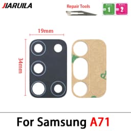NEW Rear Camera Lens Glass Lens Back Camera Glass Replacement For Samsung A01 A11 A21 A31 A41 A51 A71 A10S A20S A30S A50S A70S