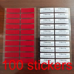 Water Sensitive Sticker Turn Red When Got Wet Device Potential Damage Indicator Warranty Void Instruction Liquid Sensor Label