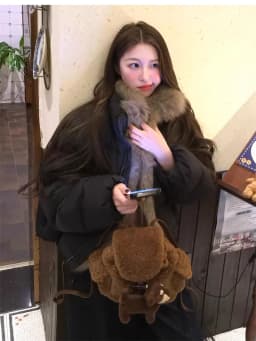 ZAROY Women's Winter Jacket Luxury Fox Fur Collar Puffy Thicken Warm Cotton Short Coat High Street Fashion Outwear Parkas куртка