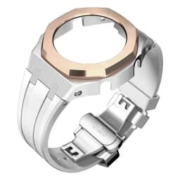 Mod Kit For Casioak GMAS2100 Stainless Steel metal Case Rubber Strap for Mod Kit GMA-S2100 4thGen Replacement shoc K Accessories