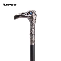 Eagle Head Luxury Decorative Small Diameter Tube Walking Cane Elegant Fashion Cosplay Alloy Crosier Vintage Walking Stick 93cm