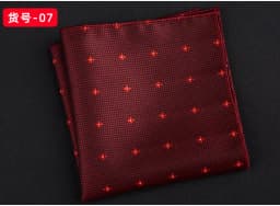 23CM Mens Woven Polyester Pocket Square Embroidered Jacquard Hanky Scarf Best Man Korean Formal Wedding Bridegroom Handkerchief