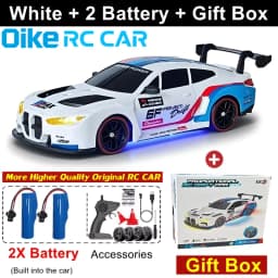 Oike 4WD Remote Control Drift Car 1:24 Mini Remote Control Racing Car Model 2.4G Radio High Speed 4X4 RC Car Vehicle Toy