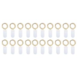 20Packs LED Fairy Lights 2M Battery Copper Wire String Lights for Wedding Party Home Decor