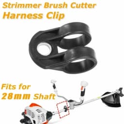 Universal Trimmer Brushcutter Harness Hook Clip Bracket Black For 28mm Shaft Lawn Mower Lifting Ring Kit Garden Power Tools Part