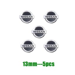13/14mm Car Key Badge Emblem Replacement Car Key Stickers Fit For Nissan Magnite Qashqai Ariya X-Trail/Rogue Kicks Versa Sentra