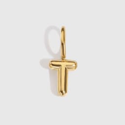 EMANCO Stainless Steel 3D Bubble Alphabet Charms Minimalist Style Letter Elements DIY Necklace Bracelet Jewelry Making