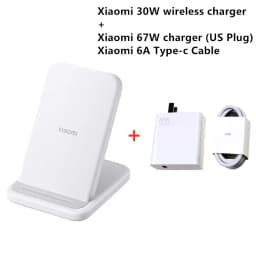 Xiaomi Mi 30W Vertical Wireless Charger Fast Charging For Xiaomi 15/14/13/12 Series For Redmi K70/K60 Series For iPhone Series
