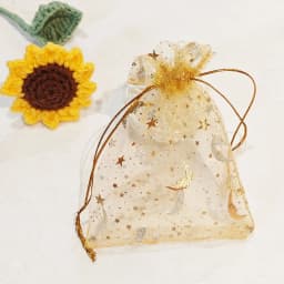 25/50/100pcs Moon Star Organza Gift Bags Multicolor Mesh Pouches for Christmas Wedding Party Candy Gift Packing Bags Wholesale