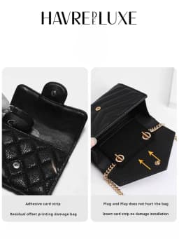 Bag Chain for YSL Bag Wallet Transformation Bag With Metal Chain Crossbody Card Holder Diy Liner Shoulder Strap Accessories