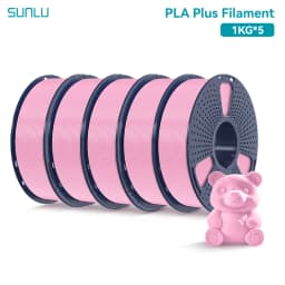 SUNLU 5KG PLAPLUS Filament 1.75MM Neatly Arranged No Knots No Bubble Eco-Friendly Non-Toxic Odorless Bright Color Good Toughness