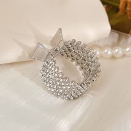 Full Rhinestone Hair Claw Strong Hold Non-Slip Metal Shark Ponytail Buckle Clip For Women Girls Thick Long Hair Summer Headwear