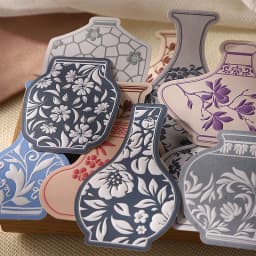 Journal GO 20pcs Creative Embossed 3D Flower Bottle Stickers for Collage Junk Journal Scrapbook Card Craft Handmade Materials