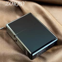 ZORRO 912 912S Retro High End Heavy Armor Brass Titanium Windproof Kerosene Lighter 3/5 Hinge Metal Gasoline Lighter Men's Gift