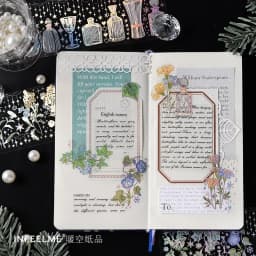 3 Sheets/pack PET Stickers Pick Up Fun In The Wild Rabbit Whale Green Plants Handbook Decorative Stickers