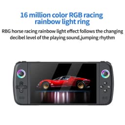 HD M27 Game Console Portable Pocket Retro Handheld Video Game Console 7.0" IPS Screen 1024*600 Display RGB light Support Emelec