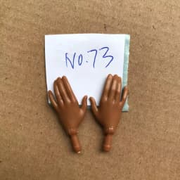 1/6 Doll Replacements Hands Elbows Feet Black Brown White Beige White Pink Skin Doll Parts Original Doll Accessories