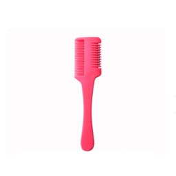 1PC Hair Cutting Comb Black Handle Hair Brushes with Razor Blades Cutting Thinning Trimmin Hair Salon DIY Styling Tools