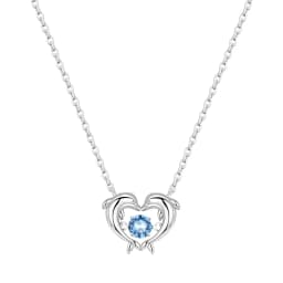 2026 Original 925 Sterling Silver Planet Necklace Love Heart Zircon Inlaid Romantic Fashion Fine Jewelry Party Gifts for Women