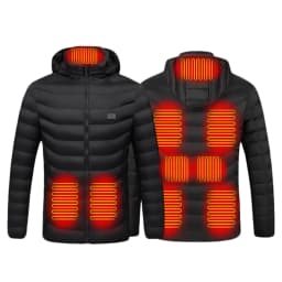 15 Areas Heated Jacket USB Men's Women's Winter Outdoor Electric Heating Jackets Warm Sports Thermal Coat Clothing Heatable Vest