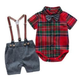 Cotton Birthday Clothes Suit for 3 6 9 12 18 24 Months Boys Newborn Baby Formal Set Romper Toddler Jumpsuit Outfits Summer Suits
