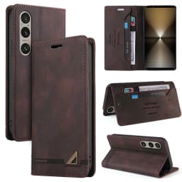 Wallet Slot RFID Blocking Flip Leather Case For Sony Xperia 1/10 VII 1/10 VI 1/5/10 V 1/5/10 IV 1/5/10 III 1/10 II XZ3 ACE III