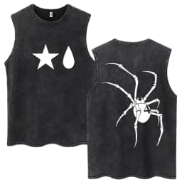 Washed Anime Hunter X Hunter GON·FREECSS Tank Tops Men Women Fashion Vintage Sleeveless T Shirt Cotton Casual Oversized Vests