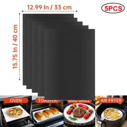 BBQ Grill Mat Non-stick Reusable Heat Resistant Extra Thick Pad Oven Liners Baking Mats Easy Clean Kitchen Outdoor Barbecue Tool