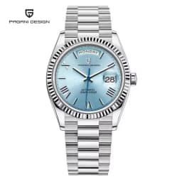 PAGANI DESIGN New Week Calendar Type Man Watch ST16 Movt Waterproof Mechanical Watch 316L All Steel Luxury Luminous Men Watch