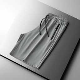 Men's Ice Silk Casual Shorts Summer Thin Quick Dry Breathable Sports 5-inch Pants Loose Plus Size Running Outdoor Beach Shorts
