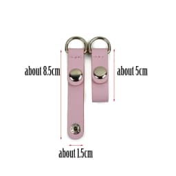 TANQU New 1 Pair 2 Piece Clip Closure Attachment for Obag Faux Leather Strap Hook Clip for Opocket O Bag