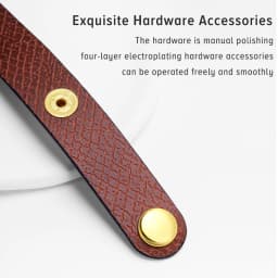 CRAZYSMITH Leather Bag Handle Fixed Buckle For Longchamp Tote Bag Shoulder Fixing Clip Adjustment Shorten Buckle Bag Accessories