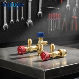 HS R410a R22 Air Conditioning Safety Valve Adapter Professional Refrigeration Tool for AC Technicians