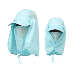 Men Women Wide Brim Sun Protection Hat with Neck Flap for Spring Summer Hiking Fishing UPF 50+ UV Protection Outdoor Cap